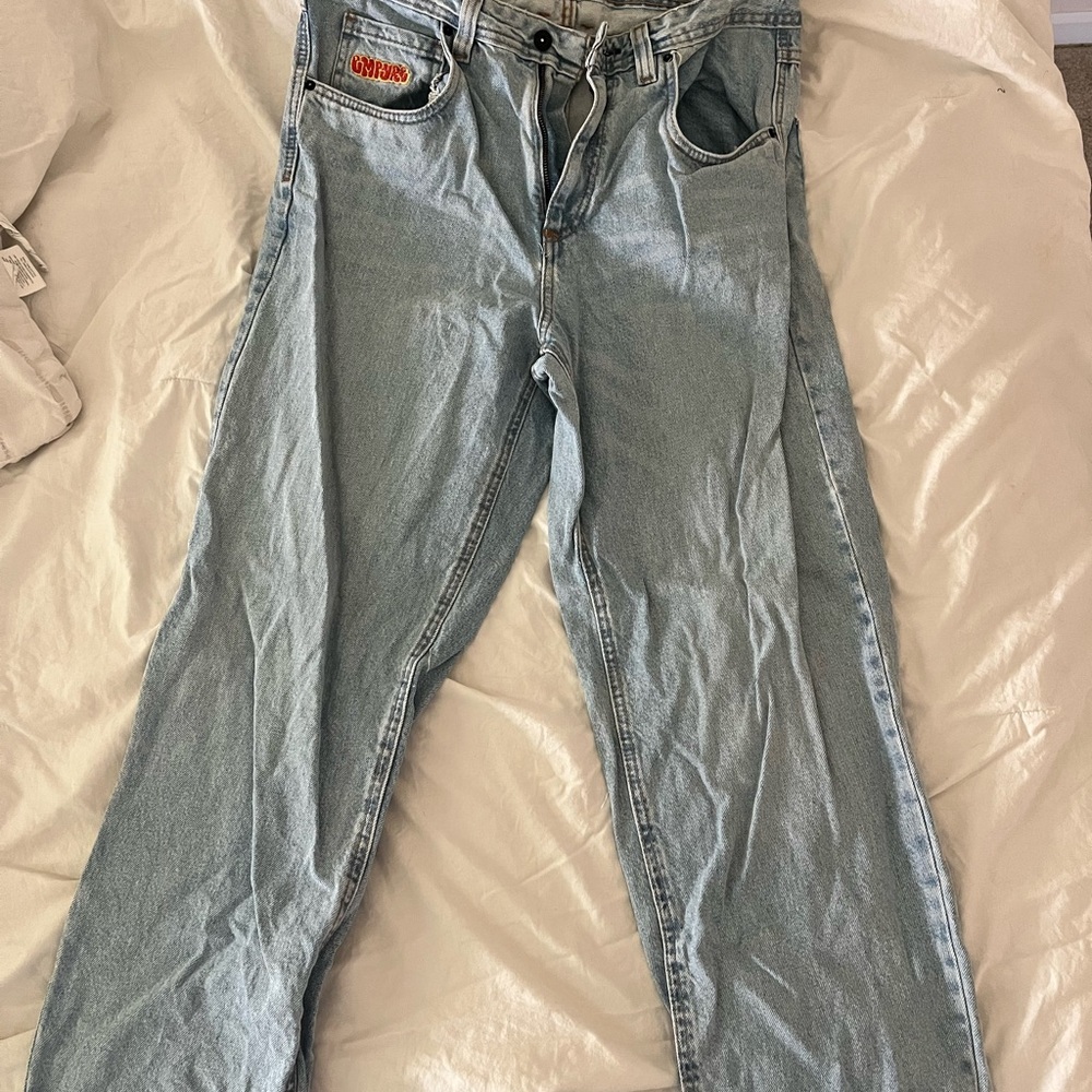 Empyre Men's Relaxed Fit Pants in Light Blue